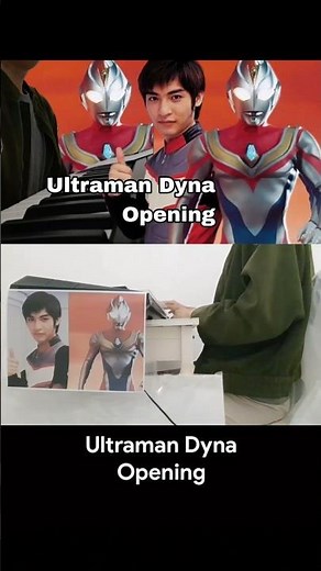 Ultraman Dyna Opening Piano Cover #fyp #ultramandyna #opening #ultraman #pianocover