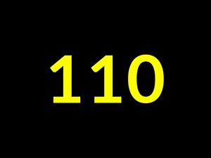 110 Seconds Countdown Timer With Sound Effect
