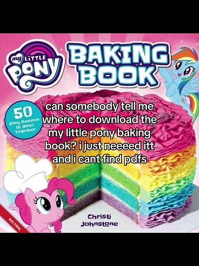 Download My Little Pony Baking Book PDF Easily