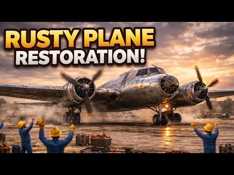Rusty Plane Restoration to Takeoff | Tiny Workers AI