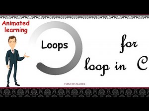 for loop in c || Example program || For Syntax|| Animated Learning|| 3 minutes master || Neverquit