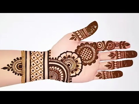 Stylish Simple Mehndi design for hands| Easy Mehandi ka design| Mehandi| Mehndi designs|Henna मेंहदी