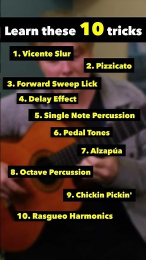 10 Improv Tips & Tricks for Nylon String #shorts