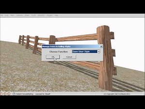 SketchUp Instant Fence and Railing Plugin - Vali Architects