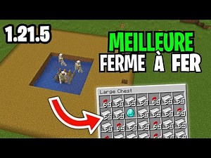 AUTOMATIC IRON FARM 1.21.5! Minecraft Java