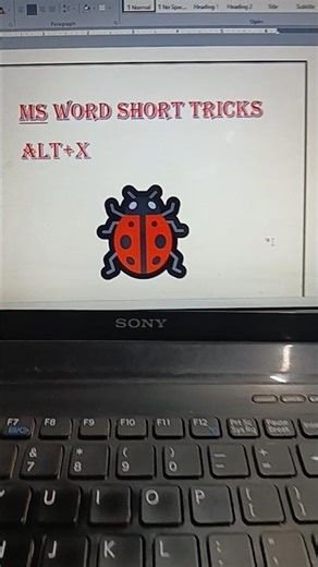 🐞🐞 Amazing And Magical Short Tricks And Tips For Ms Word short #shortstricks #mstechtricks #virals