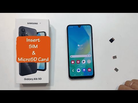 How to Insert SIM and microSD Cards in Samsung Galaxy A16 5G (Easy Tutorial!)