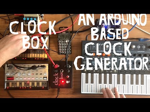 CLOCK BOX - A DIY clock generator for synths, drum machines or sequencers