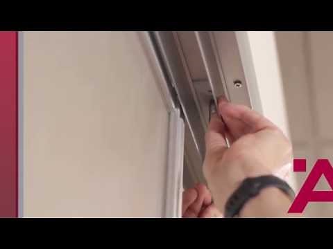 Aluflex Sliding Door Installation Guide (6 of 7): Center Door Stopper Installation