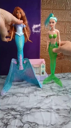 SATISFYING WITH UNBOXING TRANSFORMING PRINCESS ARIEL #mermaid #disneyprincess