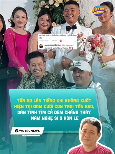 Tấn Bo lên tiếng về đám cưới con trai Tấn Beo
