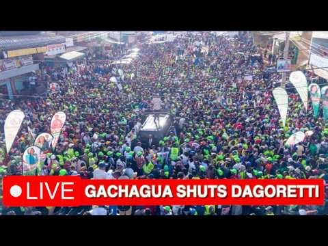 🔴#Live: Gachagua Storms Ndunyu, Dagoretti North🔥#wantam