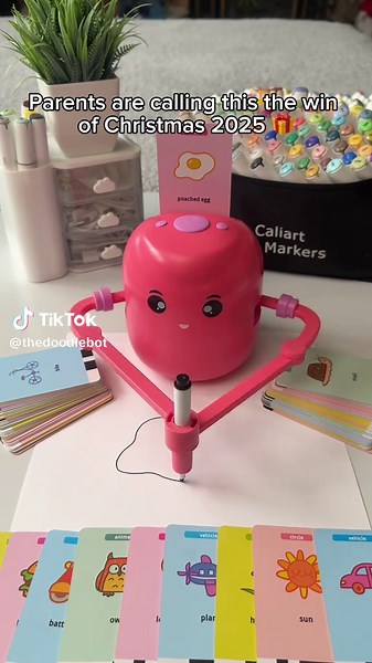 Parents… we finally won this year. No tantrums. No “I’m bored.” Just a kid and a robot drawing for hours. Merry Christmas to us 🎄✨ #christmasgifts #kidstoys #toys #giftideas #tiktokmademebuyit