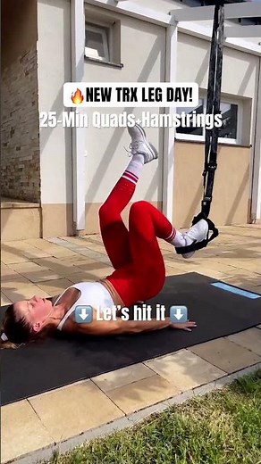 🔥25-Min TRX Legs Workout for Strong Quads + Hamstrings #andreatothtrx #besttrxworkouts #trxlegs