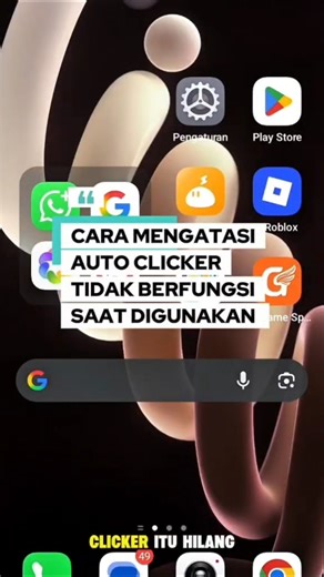 Cara Mengatasi Auto clicker Hilang sendiri | tidak bisa Afk Fish It Roblox Auto clicker #shortvideo