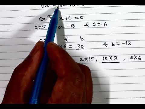 Quadratic Equation for Beginners | Factorization Method Explained | Solve Quadratic Equation