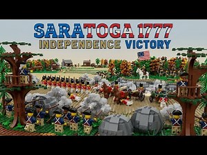 LEGO Battle of Saratoga - American Revolution Turning Point - USA Independence Victory 1777 🇺🇸⭐