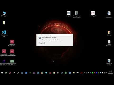 Como reparar memoria USB Adata, Sin medios