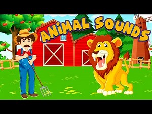 The Animal Sounds Song! 🐶🐱🦁🐮🐴 With Lyrics🎵🎶🔈