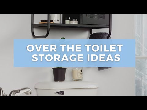25 Amazing Over the Toilet Bathroom Storage Ideas
