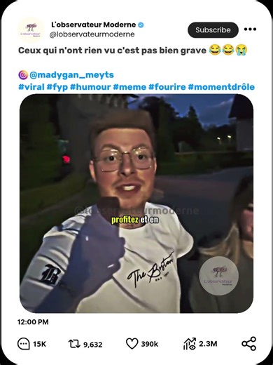 Ceux qui n'ont rien vu c'est pas bien grave 😂😂😭