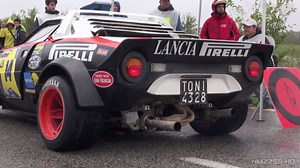 Lancia Stratos HF screaming at high revs