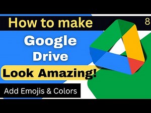 How to Add Icons, Emojis & Colors to Google Drive Folders | Organize Google Drive Smarter