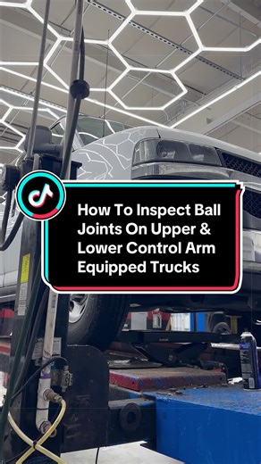 How To Inspect Ball Joints On Upper & Lower Control Arm Equipped Trucks #chevy #autorepair #diagnostics #fyp