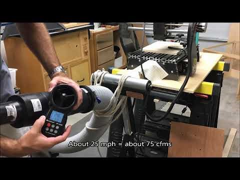 Dust Collection, single 4" to two 2.5" ports