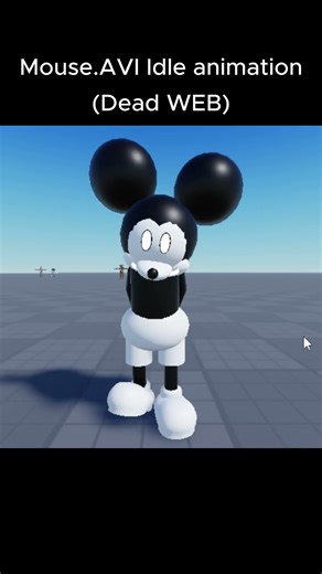 Mouse.AVI Idle animation #roblox #nightmaretown #fyp #deadweb