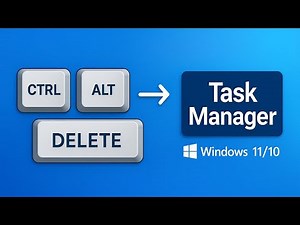 Ctrl + Alt + Delete: Open Task Manager Fast (Windows 11/10, 2025)