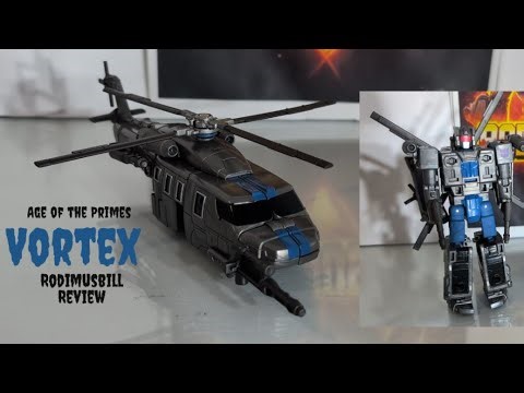 Age of the Primes Combaticon Vortex Deluxe Transformers Figure - Rodimusbill Review