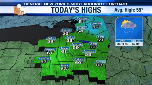 North Country wake up weather: Monday, April 13, 2026