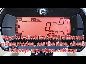 How to operate a Can-Am Ryker instrument gauge!