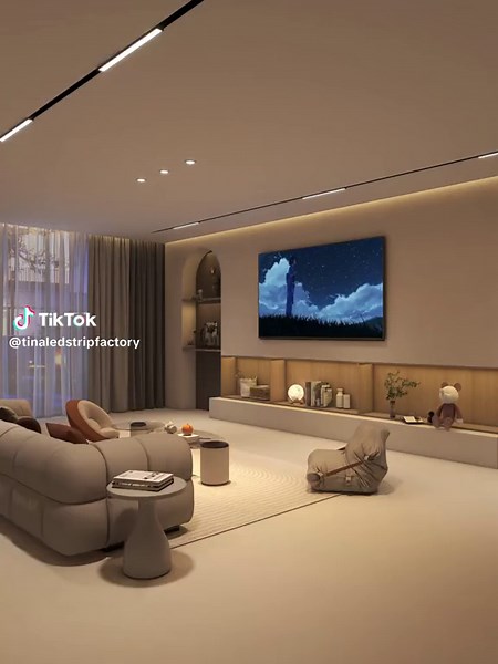 This is what the living room should look like.🥰 #foryou #ledmanufacturer #fyp #lightingdesign #tiktokuk #ledfactory #homedecor #ledstrip #led