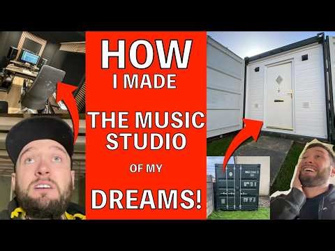 Building a Music Studio in a Shipping Container!?