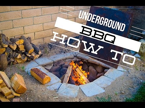 Underground BBQ Pit How To