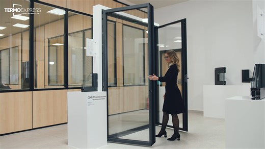 TermoExpress on Instagram: "🔵 Cortizo COR 70 – Minimalist Hidden Sash French Door System. Rooted in modernist architecture, the COR 70 Hidden Sash French Door is designed for premium projects where purity of form and visual discipline define the space. With a fully concealed sash and a refined 66 mm visible sightline, this aluminium French door creates seamless transitions between interior and exterior, allowing light and proportion to take precedence over structure. Minimal visible elements, c