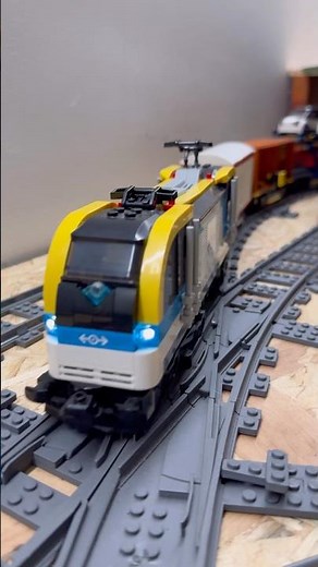 Lego city trains on the x switch #bricktrain #legocity #legotrain #lego #play #fyp #train #switch