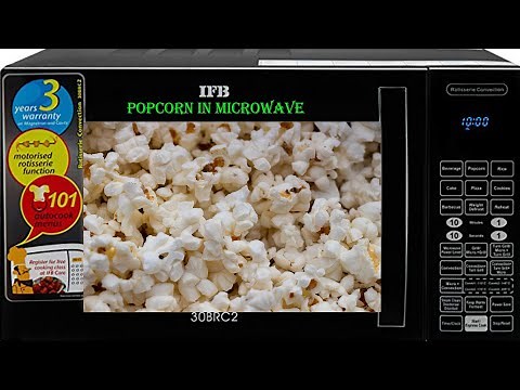How to Make Popcorn in Microwave Oven| Act II Popcorn in IFB Microwave|Microwave Snack Recipes