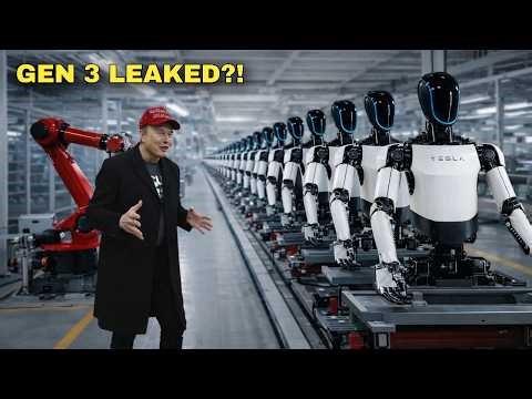 Elon Musk’s Tesla Bot Gen 3 New Features Leaked — Vision, AI & Neural Networks Inside?