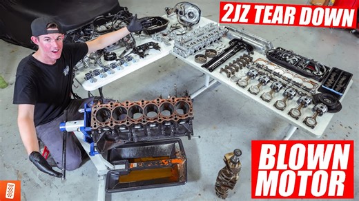 From Legend to Pieces: 2JZ Engine Tear Down