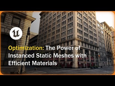 Optimization UE5 - The Power of Instanced Static Meshes with Efficient Materials