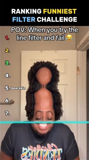 Ranking The Funniest Filter Challenge Moments 🤣📱 #shorts #filterchallenge #funny #viral #tiktok