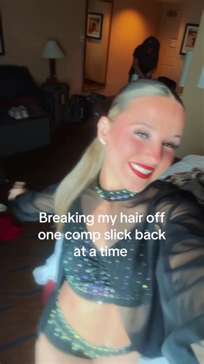 Slicked-Back Hair in Dance Competitions