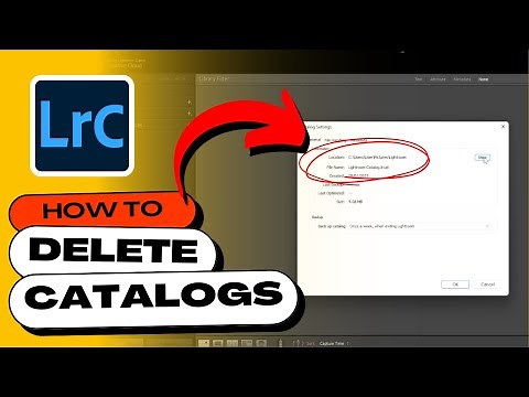 How to Properly DELETE CATALOGS in Lightroom