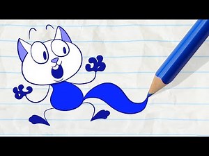 Too Many Cats for Pencilmate! -in- BEDTIME BLUES - Pencilmation Cartoons