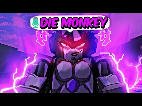 VOICE TROLLING as BLACK FRIEZA in Roblox Saitama Battlegrounds