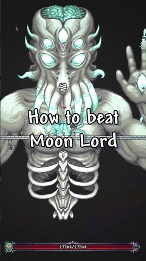 How to beat Moon Lord in Terraria! #terraria #moonlord #tutorial
