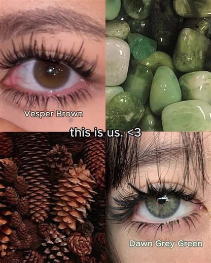 This is us>> Which combo do you like?👀 #coloredcontacts #coleyes #fordarkbrowneyes #contacts fyp